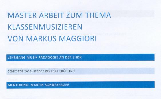 Klassenmusizieren