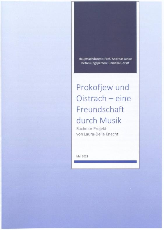 Prokofjew und Oistrach – eine Freundschaft durch Musik