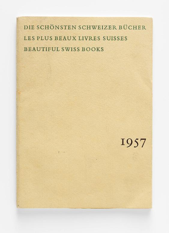 Die schönsten Schweizer Bücher 1957