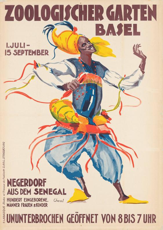 Zoologischer Garten Basel - Negerdorf aus dem Senegal