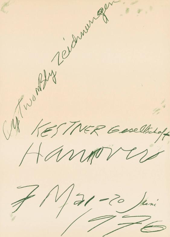 Cy Twombly - Zeichnungen - Kestner Gesellschaft Hannover