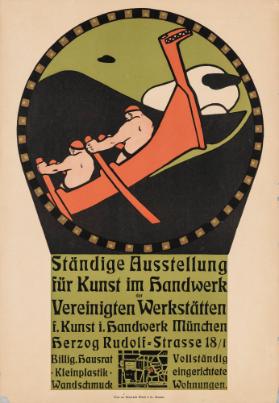 Ständige Ausstellung für Kunst im Handwerk der Vereinigten Werkstätten München.