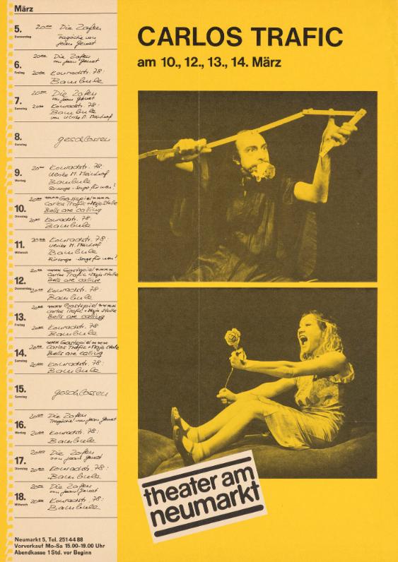 Carlos Trafic - Theater am Neumarkt