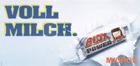 Voll Milch. Blox Power Milk - Migros