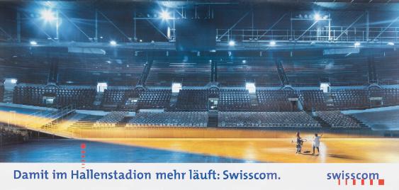 Damit im Hallenstadion mehr läuft: Swisscom. Swisscom