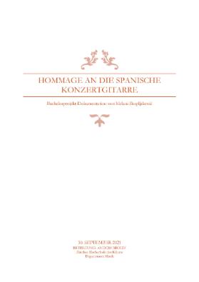 Hommage an die spanische Konzertgitarre