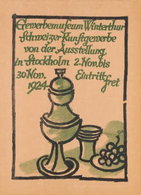 Gewerbemuseum Winterthur - Schweizer Kunstgewerbe von der Ausstellung in Stockholm