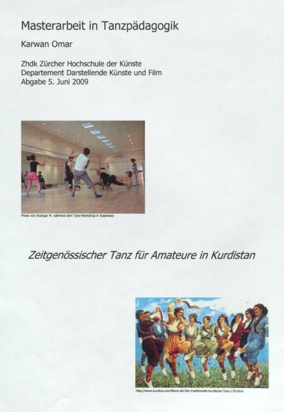 Zeitgenössischer Tanz für Amateure in Kurdistan