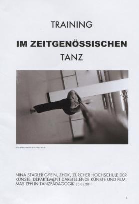 Training im Zeitgenössischen Tanz