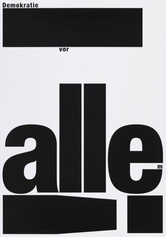Demokratie - vor allem!