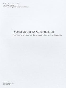 Social Media für Kunstmuseen