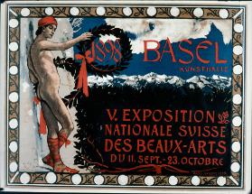 1898 - Basel - Kunsthalle - V. Exposition Nationale Suisse des Beaux-Arts du 11. Sept.-23. Octobre