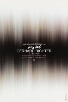 [in persischer Schrift] - Gerhard Richter - A Survey - Tehran Museum of Contemporary Art