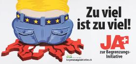 Zu viel ist zu viel! Ja zur Begrenzungsinitiative