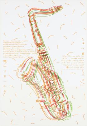[in persischer Schrift] - Visual Improvisation -  Poster Art of Niklaus Troxler - Morteza Momayez Gallery