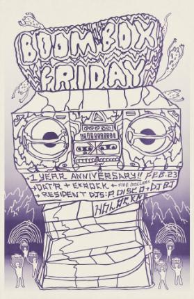 Boombox Friday - 1 Year Anniversary - Holocene