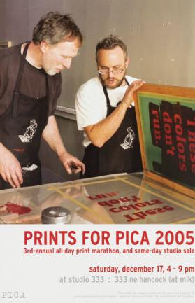 Prints for Pica - 3rd-Annual All Day Print Marathon, and Same-Day Studio Sale