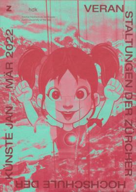 Veranstaltungen der Zürcher Hochschule der Künste, Januar bis März 2022