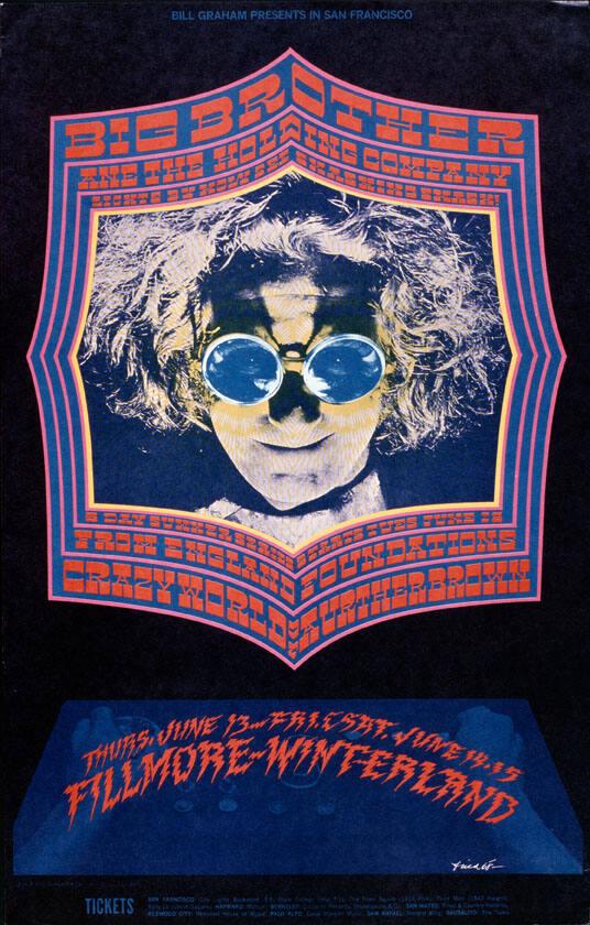 Bill Graham presents in San Francisco - Big Brother & Holding Company - Crazy World of Aurther Brown - From England Foundations - Fillmore - Winterland