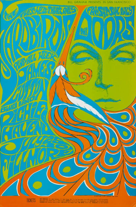 Bill Graham Presents in San Francisco - The Yardbirds - The Doors - James Cotton Blues Band - Richie Havens - Fillmore