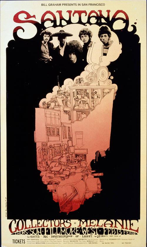 Bill Graham presents in San Francisco - Santana - Collectors - Melanie - Fillmore West