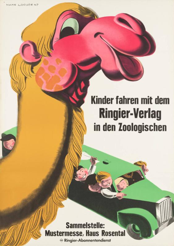 Kinder fahren mit dem Ringier-Verlag in den Zoologischen