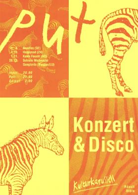 Put - Konzert & Disco - Needles - Happysad - Kakle Feucht - Schiefe Weihnacht Ganglords - Kulturkarussel Rössli Stäfa