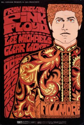 Bill Graham presents in San Francisco - From England Pink Floyd - Lee Michaels - Clear Light - Fillmore