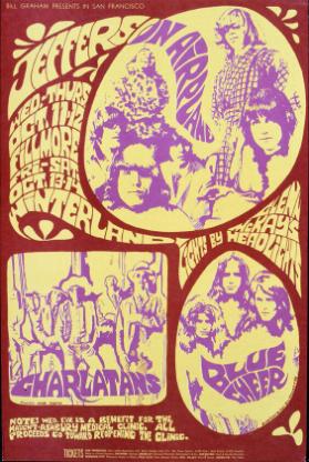 Bill Graham presents in San Francisco - Jefferson Airplane - Charlatans - Blue Cheer - Fillmore - Winterland