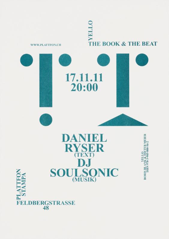 Yello - The Book & The Beat - Daniel Ryser (Text) - DJ Soulsonic (Musik) - Plattfon Stampa