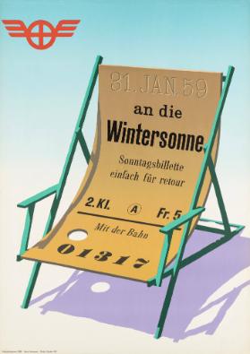 An die Wintersonne - Sonntagsbillette einfach für retour