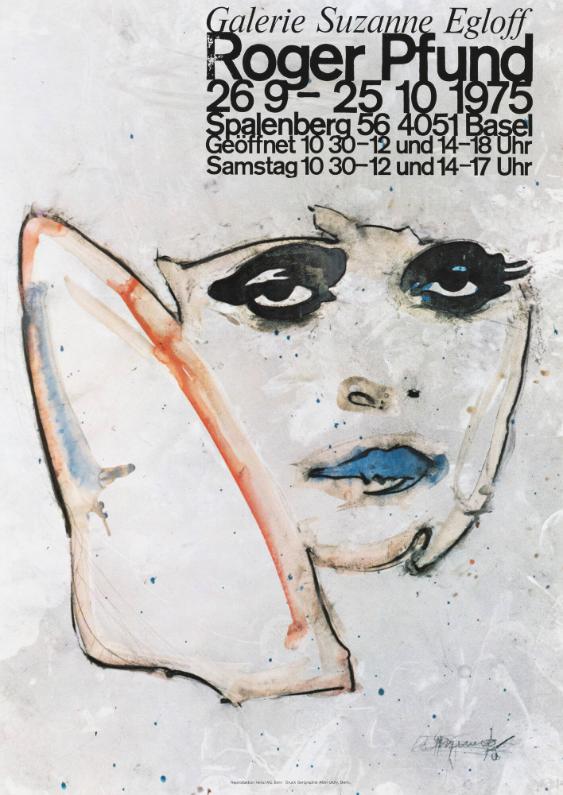 Galerie Suzanne Egloff - Roger Pfund