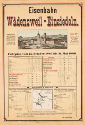 Eisenbahn Wädensweil-Einsiedeln.