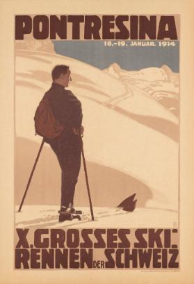 Pontresina - X. Grosses Ski-Rennen der Schweiz