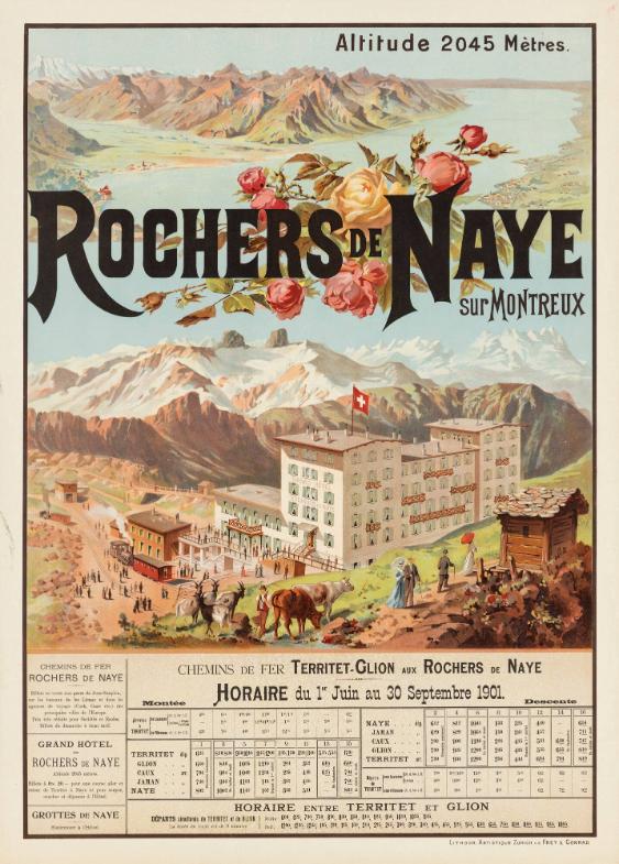 Rochers de Naye sur Montreux - Chemins de fer Territet-Glion