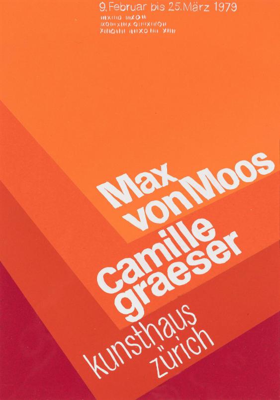 Max von Moos - Camille Graeser - Kunsthaus Zürich