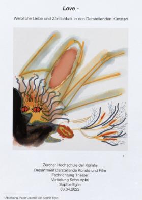 Love - Weibliche Liebe und Zärtlichkeit in den Darstellenden Künsten