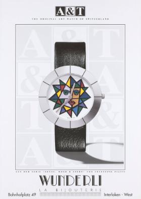 A & T aus der Serie ''Sonne, Mond & Stern'' von Celestino Piatti - Wunderli Bijouterie, Interlaken