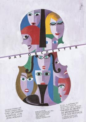 Das Orchester - Komödie von Jean Anouilh - Helmut Förnbacher Theater Company - Theater in Riehen