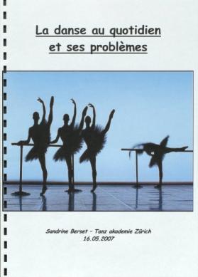 La danse au quotidien et ses problèmes