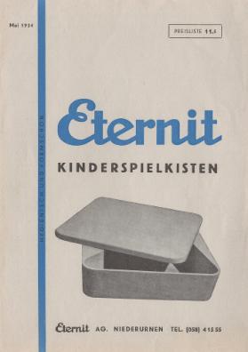 Eternit Kinderspielkisten