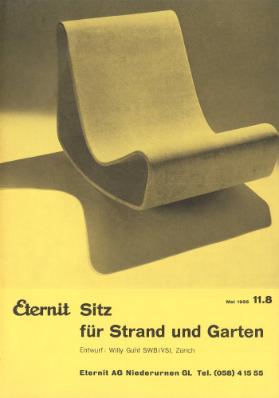 Eternit Sitz für Strand und Garten