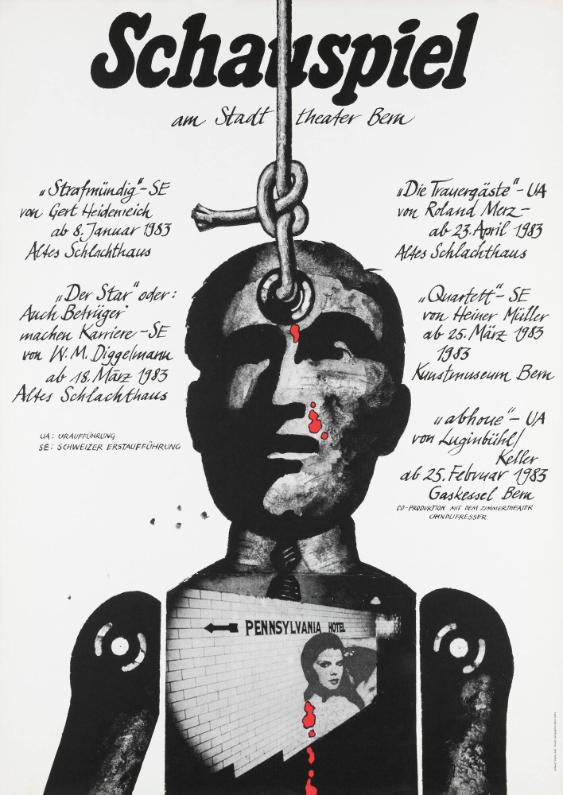 Schauspiel am Stadttheater Bern - Altes Schlachthaus - Kunstmuseum Bern - Gaskessel Bern