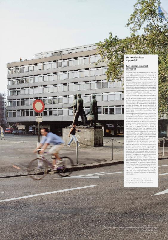 Ein unvollendetes Gipsmodell - Karl Geisers Denkmal der Arbeit