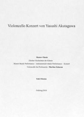Violoncello Konzert von Yasushi Akutagawa