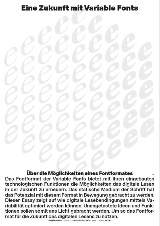 Eine Zukunft mit Variable Fonts