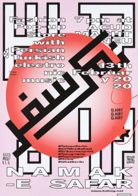 Namak-e Safar - Fashion Pop-Up Store with Persian & Turkish Electronic Music - ACUD Macht Neu