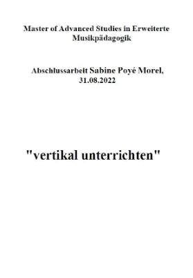 "vertikal unterrichten"