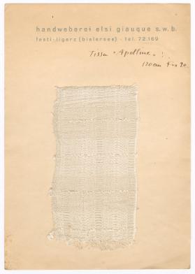 Tissu Apolline
