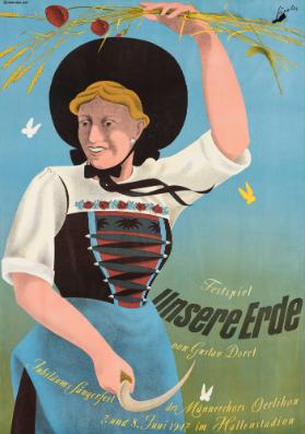 Festspiel - Unsere Erde - Von Gustav Doret - Jubiläums Sängerfest des Männerchors Oerlikon